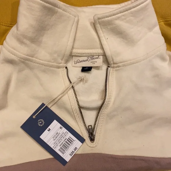 NWT Crop block color sweater - Picture 3 of 3